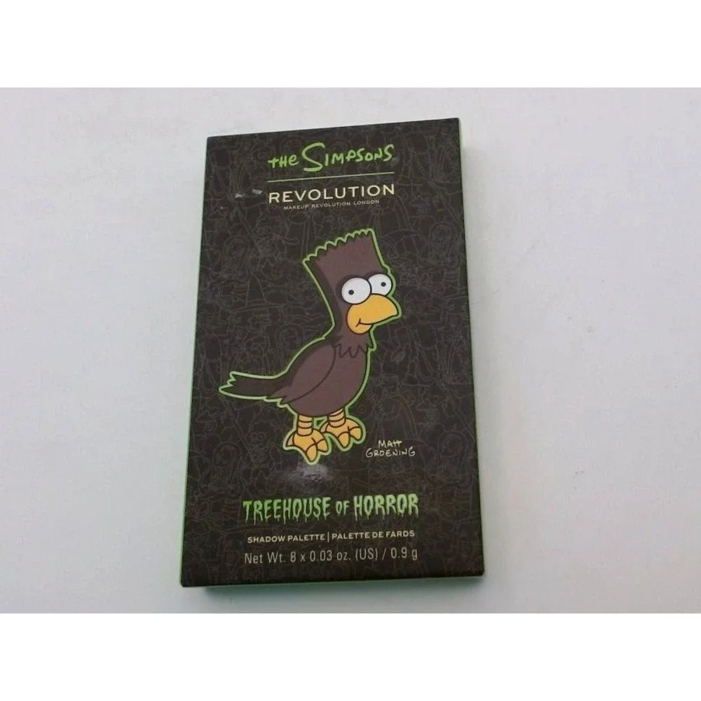 Revolution - The Simpsons,The Raven Bart,Treehouse of Horror Shadow Palette,BNIB